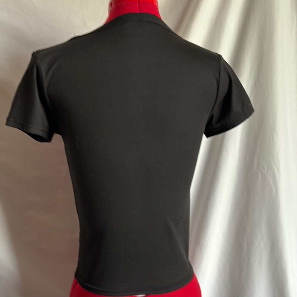 Olivia Rae Black Short Sleeve Tee XS287 - Picture 3 of 5